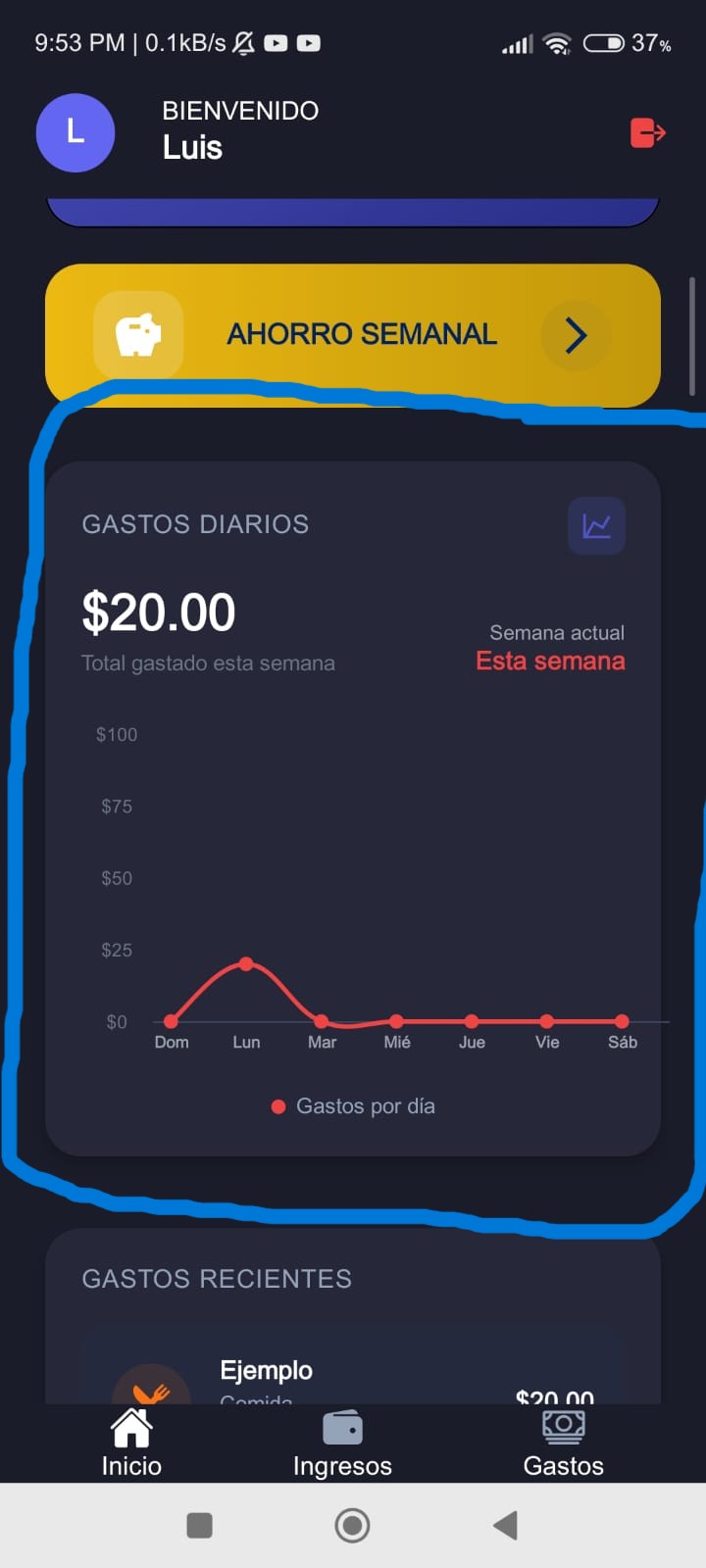 Pantalla de registro